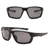 Okulary przeciwsłoneczne - Dziecięce 6-10 lat gumowe okulary przeciwsłoneczne polaryzacyjne POL-JR-63 czarne - miniaturka - grafika 1