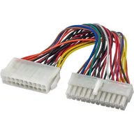 Kable komputerowe i do monitorów - Akyga Adapter z kablem 20 pin f P1 20+4 pin m 15cm AK-CA-66 - miniaturka - grafika 1