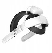 Akcesoria VR - Pasek DINI do Okularów gogli VR Meta Quest 3 i 3s z regulacją + Akumulator - miniaturka - grafika 1