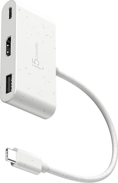 HUB USB Triton j5create JCA379EW-N huby i koncentratory USB Type-C 5000 Mbit/s Biały