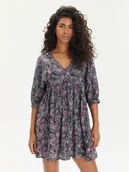 Sukienki - Pepe Jeans Sukienka letnia Darcy PL953488 Szary Regular Fit - miniaturka - grafika 1