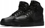 Buty sportowe męskie - Buty Nike Court Borough MID Winter AA0547 002 Czarne rozmiar 42,5 - miniaturka - grafika 1