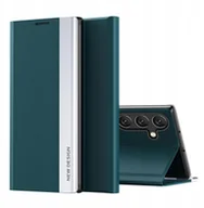 Etui i futerały do telefonów - Etui Sleep Case Pro na Samsung Galaxy A56 z klapką i podstawką - zielone - miniaturka - grafika 1