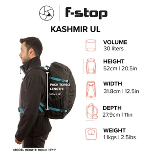 F-STOP KASHMIR UL W ZESTAWIE (U160 + M226 + M923-69),CZARNY - Torby fotograficzne i futerały - miniaturka - grafika 6