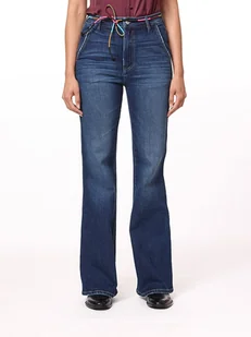 Scotch & Soda Dżinsy - Flare fit - w kolorze granatowym - Spodenki damskie - miniaturka - grafika 1