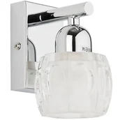 Lampy ścienne - Kinkiet ścienny Archimedes chromowany przezroczysty 1xE14x10W metal IP20 Alfa - miniaturka - grafika 1