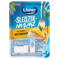 Konserwy i dania rybne - Lisner Śledź - Śledzik w sosie musztardowym - miniaturka - grafika 1