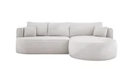 Narożniki - DomoHome Nowoczesny rozkładany narożnik FIORE z funkcją spania kanapa z automatycznym rozkładaniem prawa 284x183x82 cm Memphis 2 - miniaturka - grafika 1