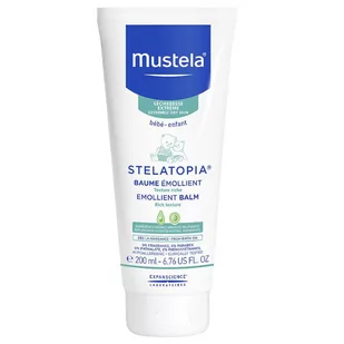 Mustela Stelatopia Balsam Emolient 200ML - Atopowa - Balsamy i kremy do ciała - miniaturka - grafika 1