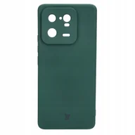 Etui i futerały do telefonów - Bizon Etui Case Silicone Sq do Xiaomi 13 Pro, ciemnozielone - miniaturka - grafika 1