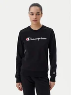 Bluzy damskie - Champion Bluza 117752 Czarny Regular Fit - miniaturka - grafika 1