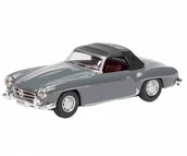 Samochody i pojazdy dla dzieci - Schuco Mercedes Benz 190 Sl Softtop Grey 1:87 452618000 - miniaturka - grafika 1