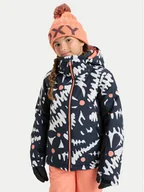 Kurtki narciarskie - Roxy Kurtka snowboardowa Free Jet ERGTJ03198 Czarny Slim Fit - miniaturka - grafika 1