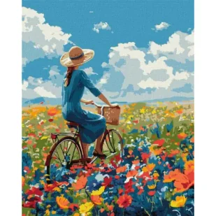 Ideyka Malowanie po numerach - Podróż w kwiatach 40x50cm - Malowanie po numerach - miniaturka - grafika 1
