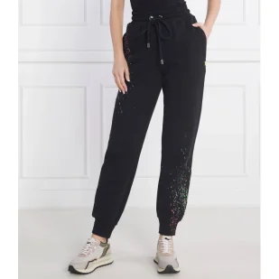 Twinset Actitude Spodnie dresowe | Regular Fit - Dresy damskie - miniaturka - grafika 1