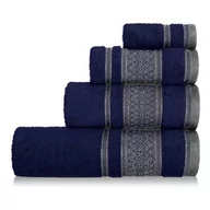 Ręczniki - Ręcznik 70 x 140 Bawełna Panama 500g/m2 Granat - miniaturka - grafika 1