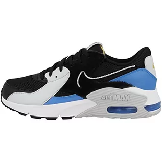 Sneakersy męskie - Nike Męskie sneakersy Air Max Excee, czarno-białe złoto, rozmiar 45,5, Black White Photo Blue University Gold, 45.5 EU - grafika 1