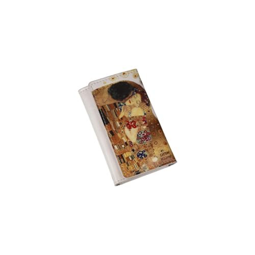 Etui na klucze pocałunek 6 x 10 cm Artis Orbis Gustav Klimt, kolorowy, 10x6x1,5 cm, piórnik na klucze