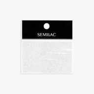 Ozdoby do paznokci - Semilac Folia Transferowa White Lace 13 AKSE0047 - miniaturka - grafika 1