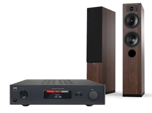 NAD C 368 (czarny) + Tesi 5 (mokka) - Zestawy stereo - miniaturka - grafika 1