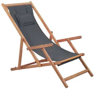 Elior Szary leżak z drewna eukaliptusa M1-G03 - Leżaki ogrodowe Elior Szary leżak z drewna eukaliptusa M1-G03 - Leżaki ogrodowe - miniaturka - grafika 1