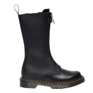 Kozaki damskie - Kozaki Dr. Martens 1B99 Frnt Zip Black Wanama & Black Milled Nappa 32053001 - miniaturka - grafika 1