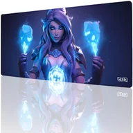 Podkładki pod mysz - PODKŁADKA POD MYSZ GAMINGOWA Miss Frosty 90x40 TILT XXL Wytrzymała Duża XL - miniaturka - grafika 1