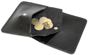 Etui Na Karty Dokumenty PolskaGalanteria Duże CZARNY Skóra Naturalna Pionowe z Miejscem Na Bilon MOTYW KARABIN 12 x 9 [cm] - Etui na dokumenty i karty - miniaturka - grafika 8