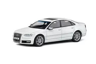 Solido Audi S8 D3 V10 2010 White 1:43 4313302 - Samochody i pojazdy dla dzieci - miniaturka - grafika 1