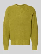 Swetry męskie - Sweter z dzianiny z okrągłym dekoltem - miniaturka - grafika 1