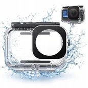 Akcesoria do kamer sportowych - Telesin Obudowa Wodoszczelna Wodoodporna Podwodna 60m do Kamery DJI Osmo Action 6 / S4-WTP-12 - miniaturka - grafika 1