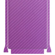 Szkła hartowane na telefon - Folia naklejka skórka strukturalna na TYŁ+BOKI do Huawei Mate 30 5G -  Carbon Fioletowy - apgo SKINS - miniaturka - grafika 1