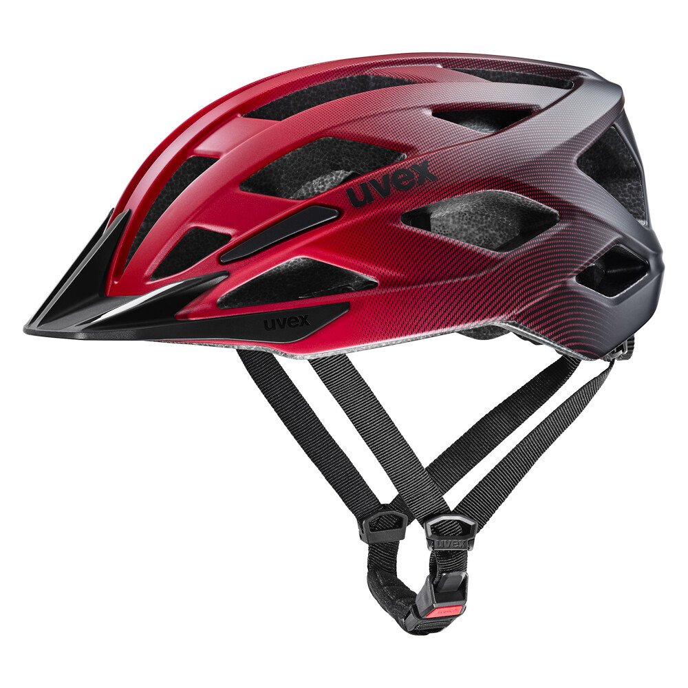 Kask rowerowy Uvex I-Vo 2 Red - Black Matt (S4106600800) 56 - 60 cm