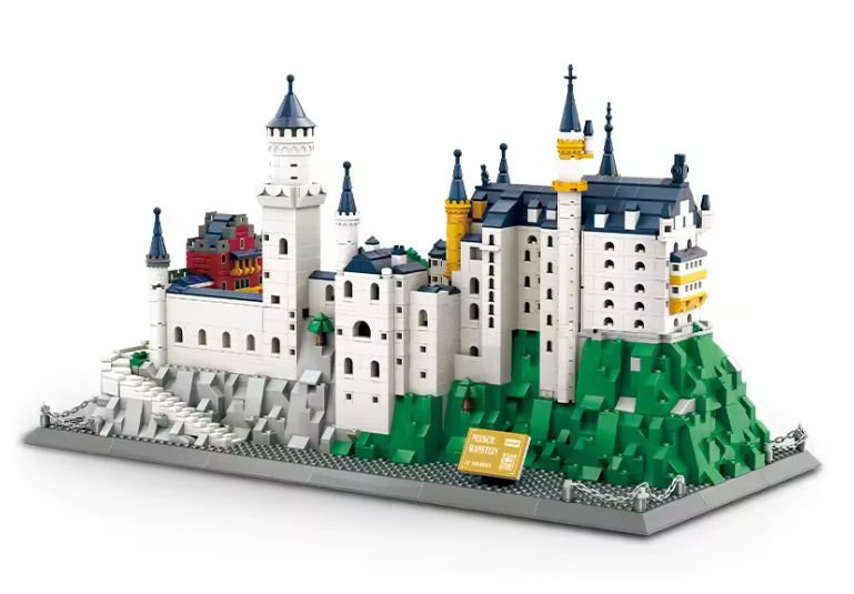 Coil Klocki konstrukcyjne kompatybilne ZAMEK NEUSCHWENSTEIN 1969 el.