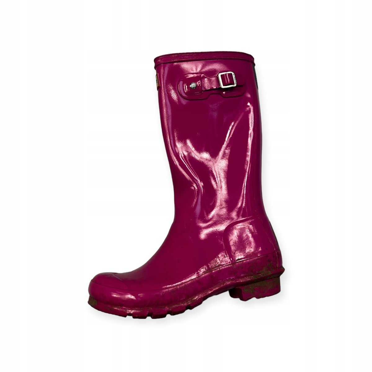 Różowe eleganckie kalosze damskie Hunter 34