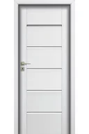 Drzwi wewnętrzne - Pol-Skone Dzwi Wewnętrzne Z Szybą Esto V3S1 Biały - miniaturka - grafika 1