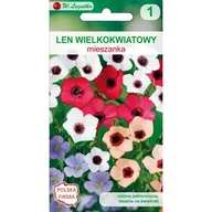 Nasiona i cebule - Len wielkokwiatowy mieszanka W.Legutko - miniaturka - grafika 1