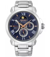 Zegarki męskie - ZEGAREK MĘSKI SEIKO SRX017P1 PREMIER KINETIC - miniaturka - grafika 1