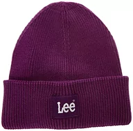 Czapki damskie - Lee Męska czapka typu beanie, WASHED PURPLE, jeden rozmiar - miniaturka - grafika 1