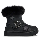 Buty dla dziewczynek - Kozaki Lumberjack MOBY SG55001-002-S26 Czarny - miniaturka - grafika 1