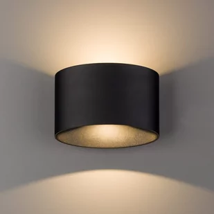 Nowodvorski Loftowa LAMPA ścienna ELLIPSES LED 8182 okrągła OPRAWA metalowa LED 10W 3000K kinkiet łazienkowy IP54 czarny 8182 - Lampy ścienne - miniaturka - grafika 2