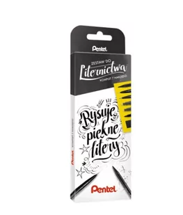 Zestaw do liternictwa 7 elementów PENTEL - Przybory szkolne - miniaturka - grafika 2