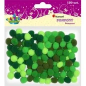 Dekoratorstwo - TITANUM Pompony TITANUM zielone op.120 282922 - miniaturka - grafika 1