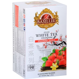 WHITE TEA - STRAWBERRY VANILLA saszetki - 20 x 1,5 g - Herbata - miniaturka - grafika 1
