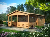 Altany ogrodowe - Drewniany domek letniskowy Epden 25m - Nordenwood - miniaturka - grafika 1