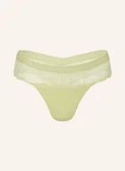 Majtki damskie - Calvin Klein Stringi Modern Lace gelb - miniaturka - grafika 1