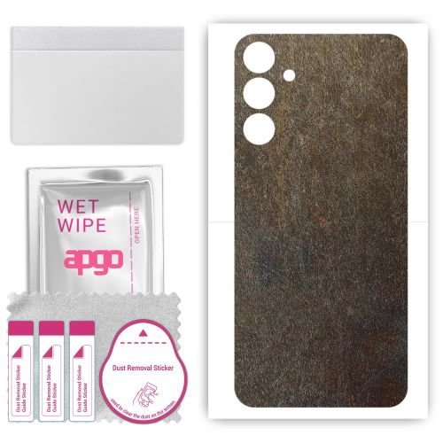 folia naklejka skórka strukturalna na TYŁ do Samsung Galaxy A35 5G - Kamień Księżycowy - apgo SKINS