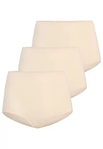 Teyli Wielopak (3 w zestawie) Bielizna Majtki Damskie - Figi Koronkowe - Figi Przezroczyste z Siateczki Beżowe XL - Majtki damskie - miniaturka - grafika 1