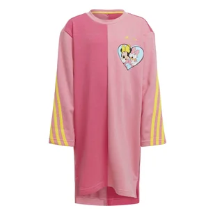 Dziecięca Sukienka ADIDAS LG DY DD DRESS HK6634 – Różowy - Sukienki i spódniczki dla dziewczynek - miniaturka - grafika 1