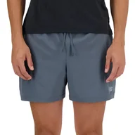 Spodnie sportowe męskie - Spodenki męskie New Balance MS41227GT - szare - miniaturka - grafika 1